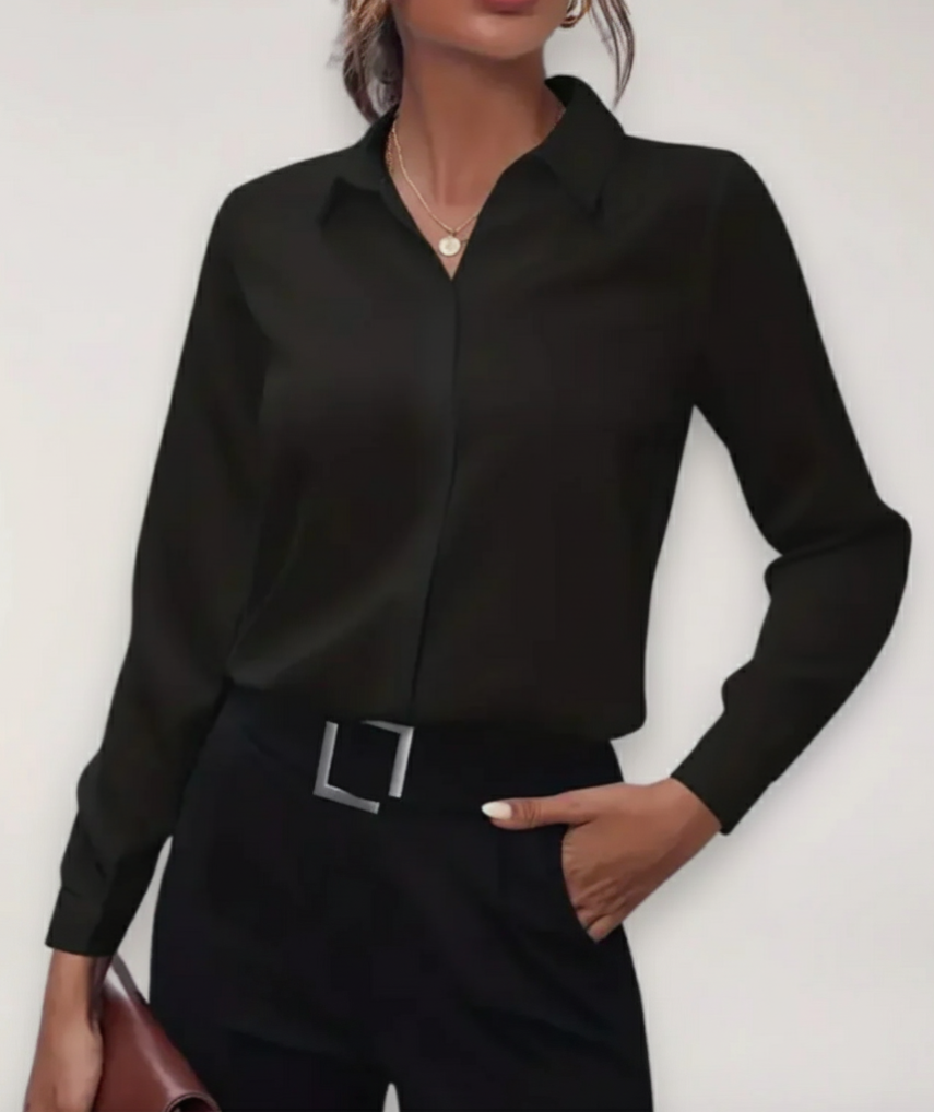 Charlotte | ’s Spring Buttoned Office Blouse