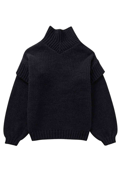 Long Sleeve Cowl Neck Sweater