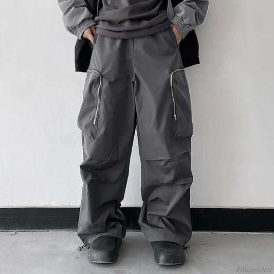 Black Baggy Cargo Pants