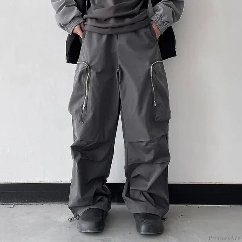 Black Baggy Cargo Pants