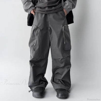 Black Baggy Cargo Pants