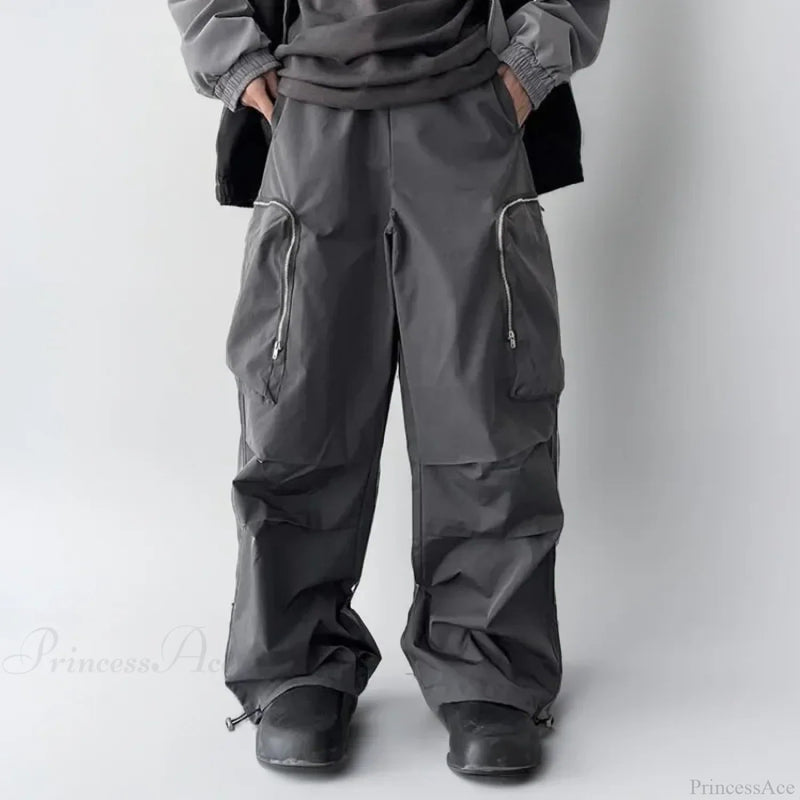 Black Baggy Cargo Pants