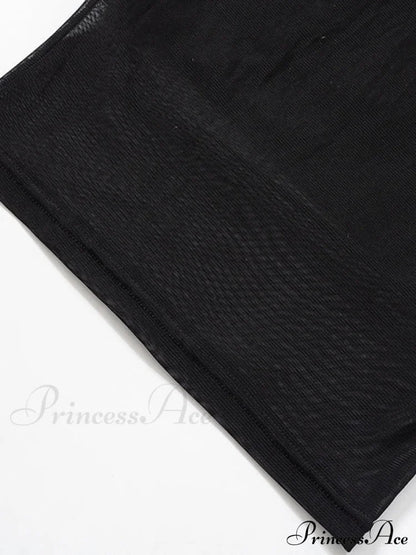 Black Off Shoulder Long Sleeve Mini Dress
