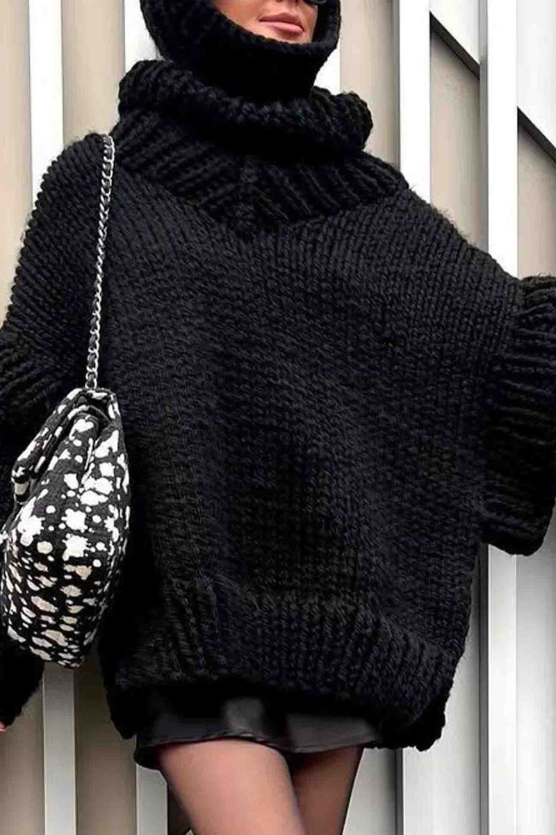 Long Sleeve Cowl Neck Sweater