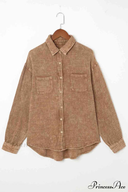 Blouse Textured With Buttons