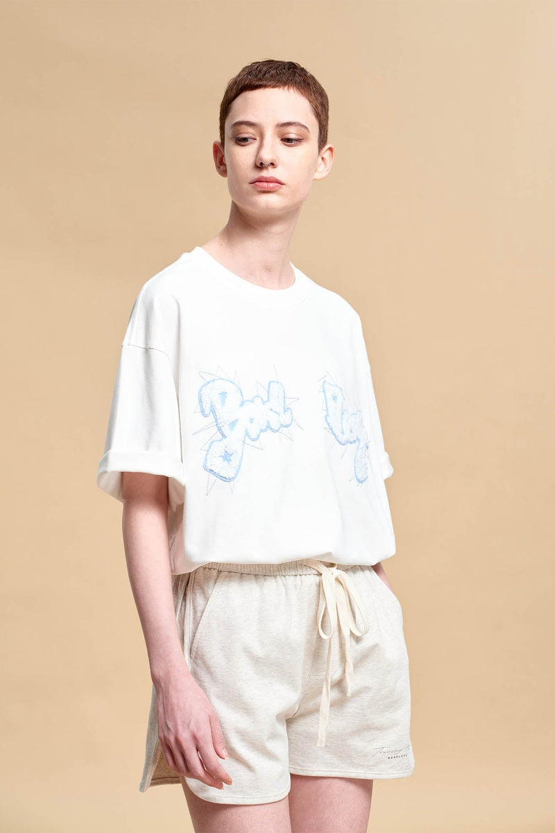Graffiti Logo Graphic T-shirt