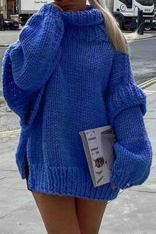 Long Sleeve Cowl Neck Sweater