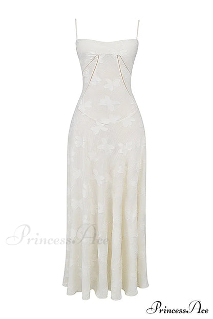 Blush of Elegance Charming Lace Maxi Dress