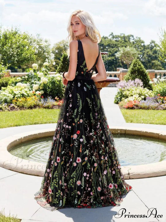 Bohemia V Neck Backless Maxi Dress