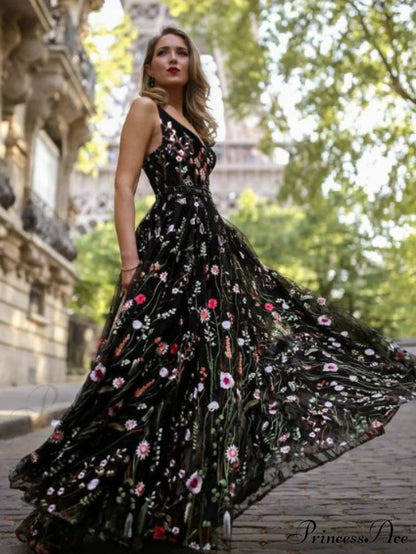 Bohemia V Neck Backless Maxi Dress