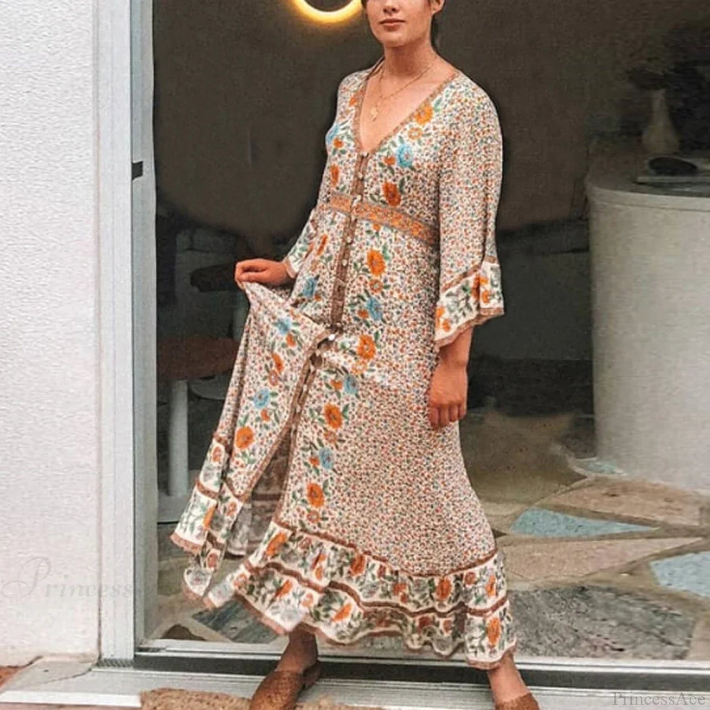 Print Maxi Dress