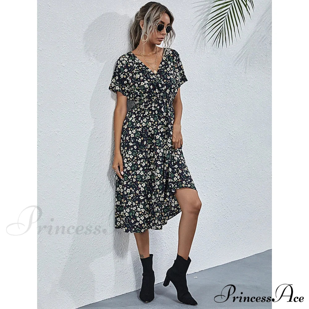 Loose Midi Dress for
