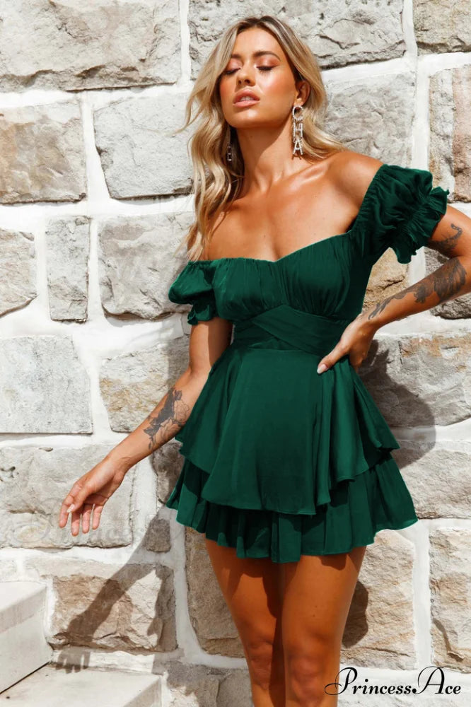 Off Stylish Shoulder Romper