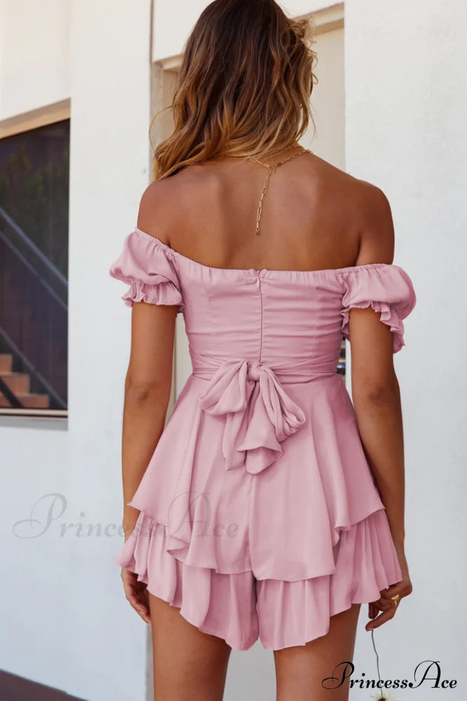 Off Stylish Shoulder Romper