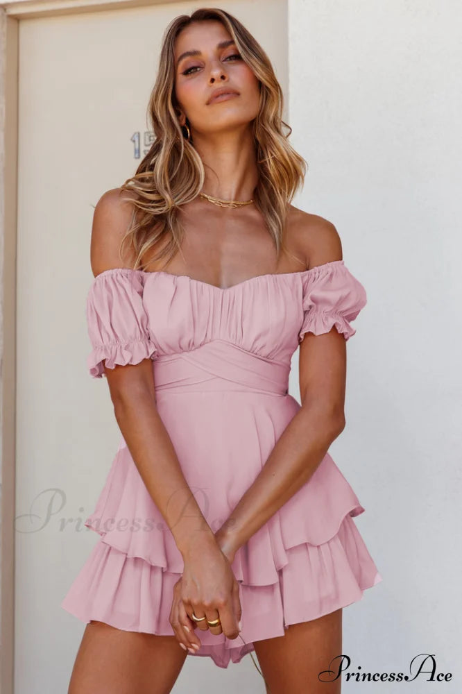 Off Stylish Shoulder Romper