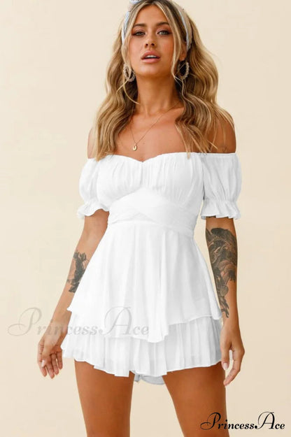 Off Stylish Shoulder Romper