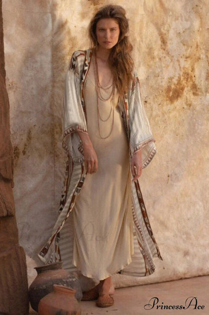 Tie Stylish Dye Kimono Blouse