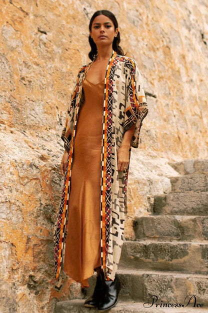 Tie Stylish Dye Kimono Blouse