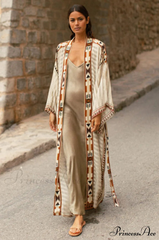 Tie Stylish Dye Kimono Blouse