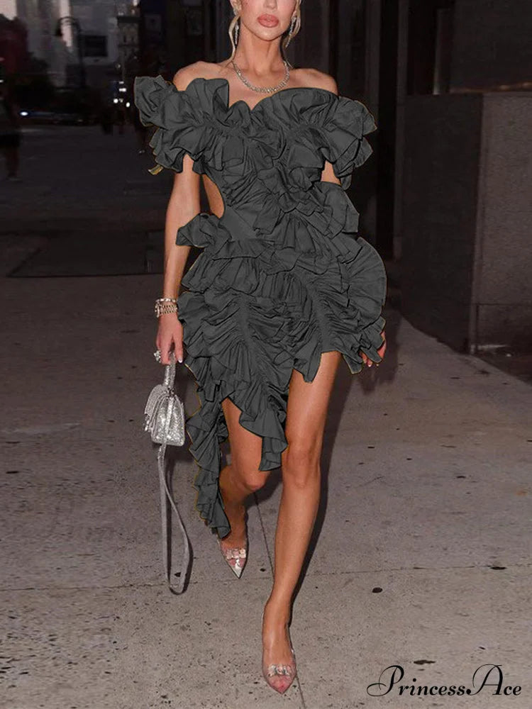 Butterfly Short Sleeve Bodycon Mini Dress