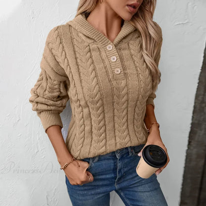 Button Cardigan Sweater