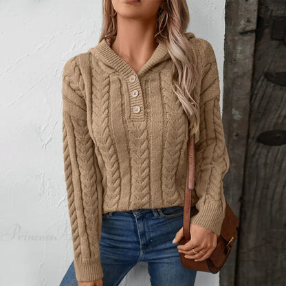 Button Cardigan Sweater