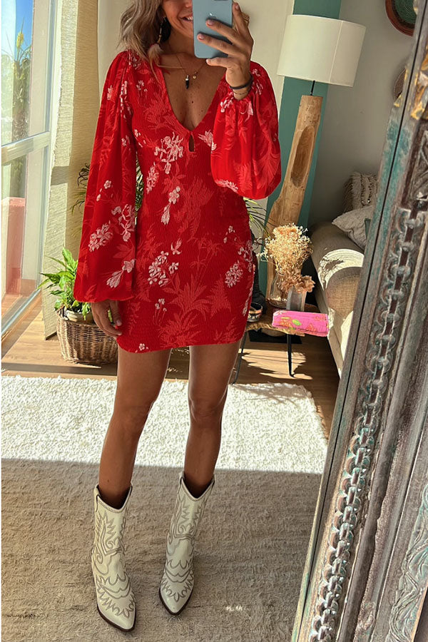 Like Wildflowers Smocked Mini Dress