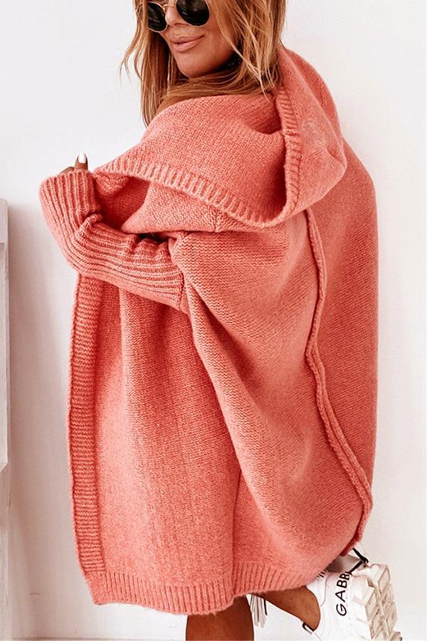 Fall for Nyc Hooded Cardigan