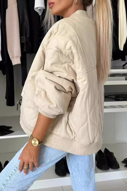 Button Padded Coat