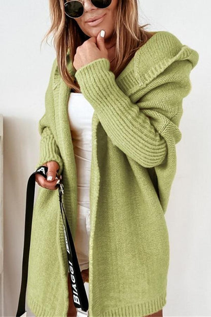 Fall for Nyc Hooded Cardigan