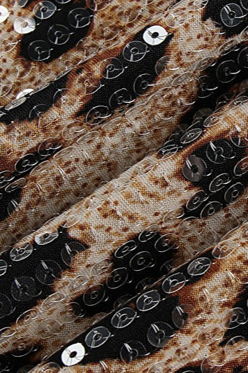 Retro Leopard Pencil Skirt