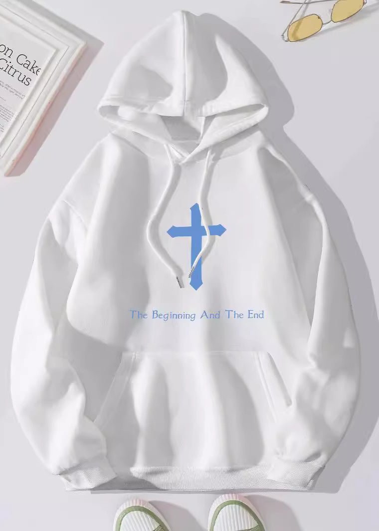 Faith-inspired Hooded Sweatshirt - 