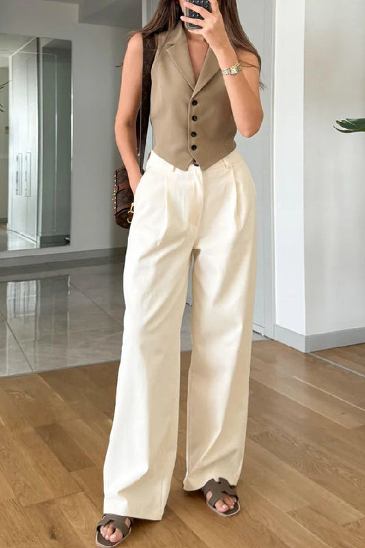 Lasel Vest & Pants Two-piece Set