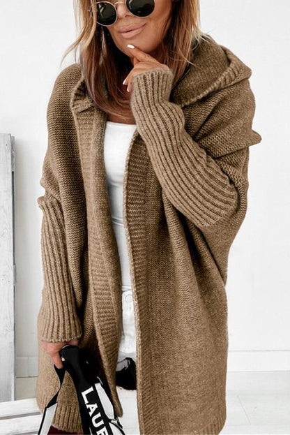 Fall for Nyc Hooded Cardigan