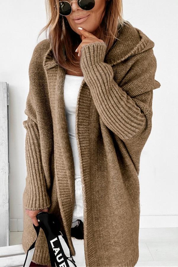 Fall for Nyc Hooded Cardigan