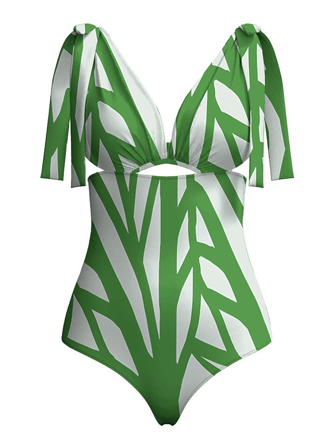 Geometric Print One Piece Swimsuits and Pants