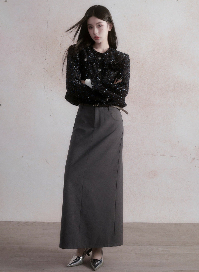 Classic A-line Maxi Skirt