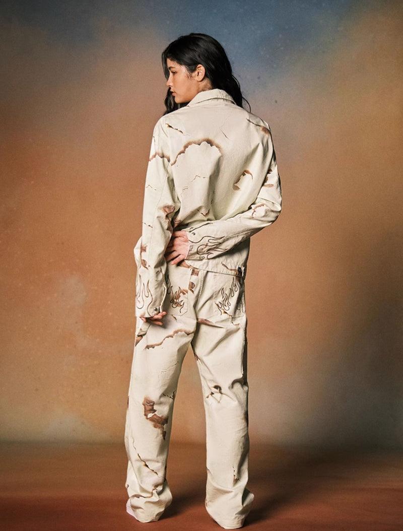 Fire-washed Logger Pants