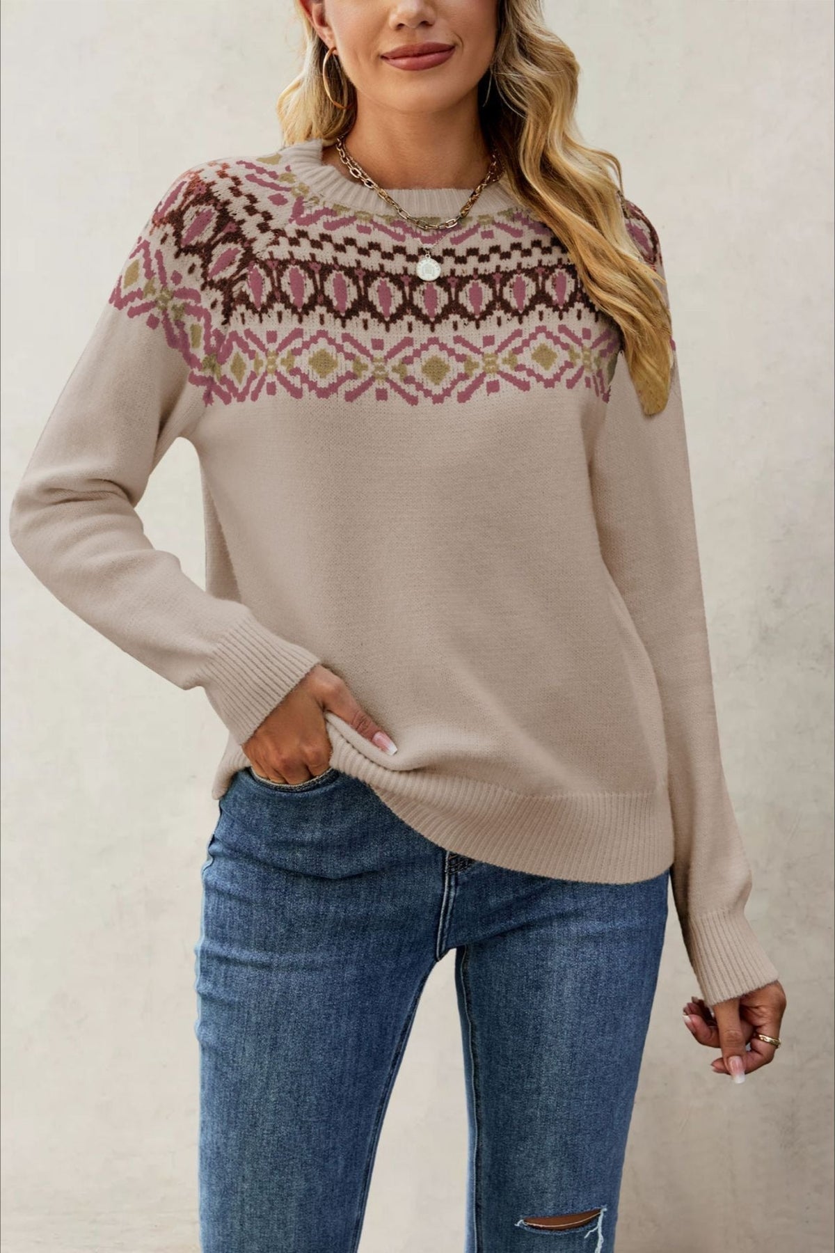 Gracefully Designed Sweater