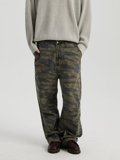 Rugged Tree Camouflage Old Work Pants