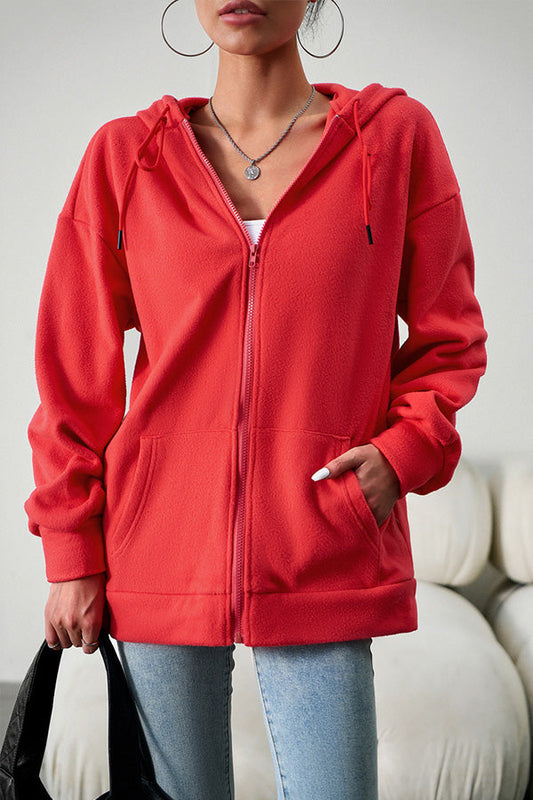 Loose Sweater Cardigan Hooded Jacket