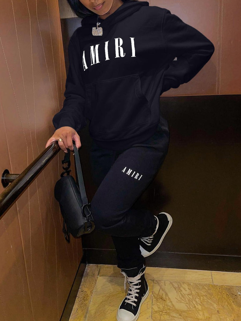 Cartoon Letter Print Sweatshirt Ar7047