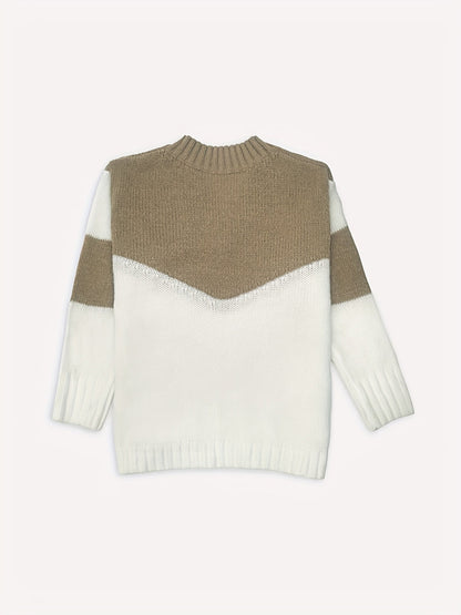 V Neck Long Sleeve Sweater Dt4974