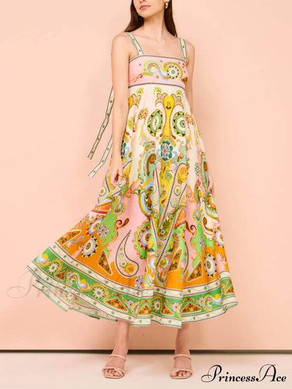 Camisole Unique Holiday Charming Print Madi Dress