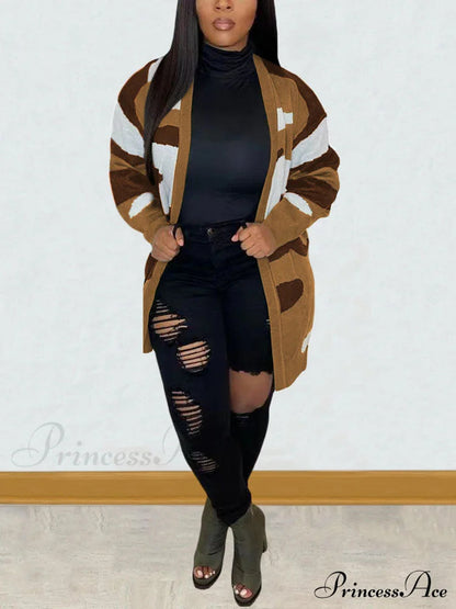 Camouflage Active Cardigan