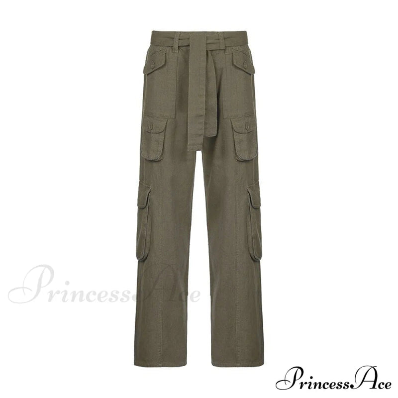 Cargo Mom Pants Baggy Low Leg Waist 90s Denim Wide Jeans Trousers Korean Grunge Hippie Outfits