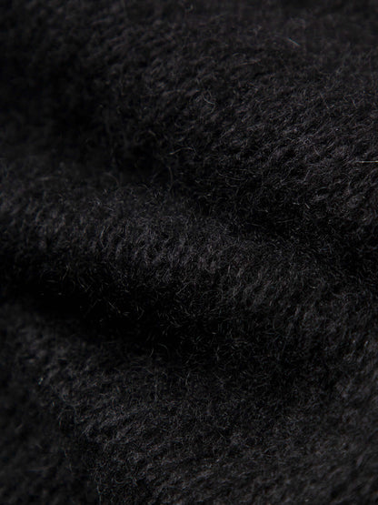 Cashmere-silk Relaxed Pullover Sweater
