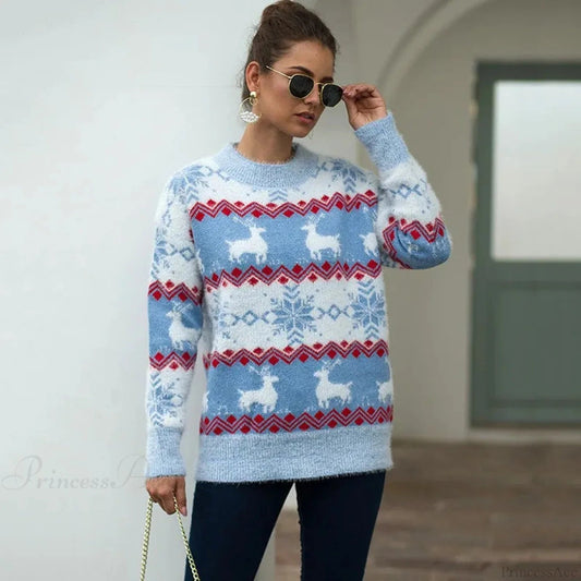 Christmas Sweater for Couples - Loose Knitwear Warm Thicken Matching