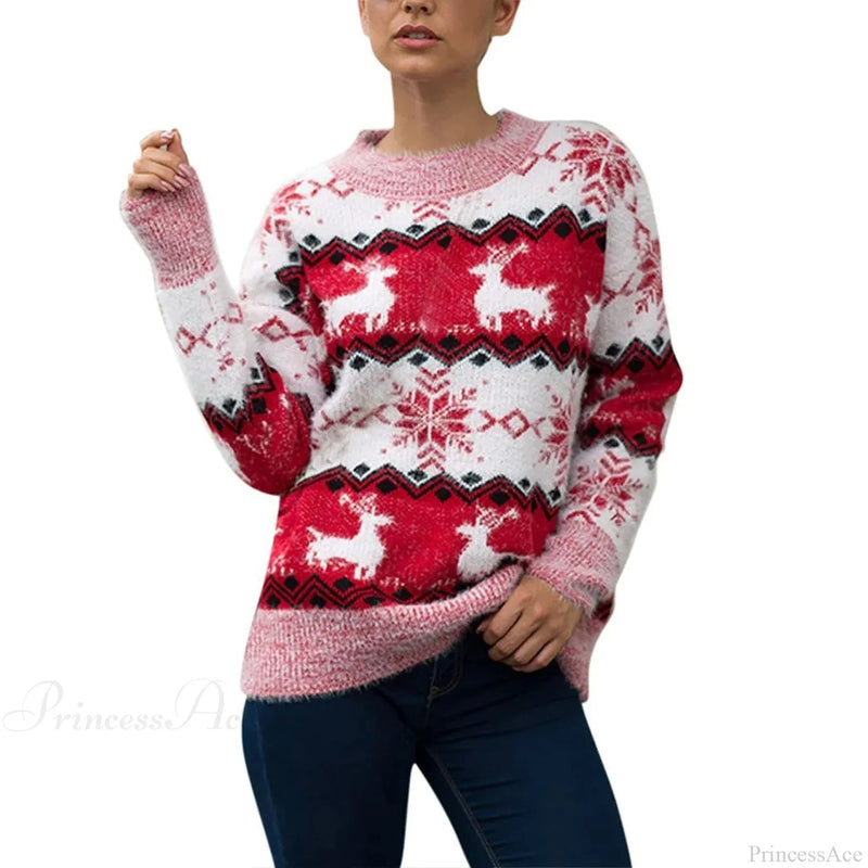 Christmas Sweater for Couples - Loose Knitwear Warm Thicken Matching
