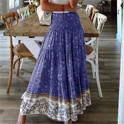Elastic Waist Style Skirt